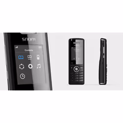Snom M65 Identification de l'appelant Noir