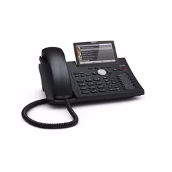 Snom D375, Téléphone IP, Noir, Combiné filaire, Sur bureau/mural, In-band, En dehors de la bande, Info SIP, 12 lignes