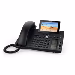 Snom D385, Téléphone IP, Noir, Combiné filaire, Sur bureau/mural, In-band, En dehors de la bande, Info SIP, 12 lignes