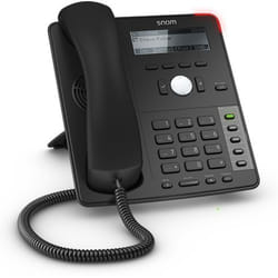Snom D712 téléphone fixe Noir 4 lignes