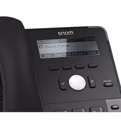 Snom D712 téléphone fixe Noir 4 lignes