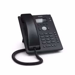Snom D120, Téléphone IP, Noir, Combiné filaire, Sur bureau/mural, In-band, En dehors de la bande, Info SIP, 2 lignes