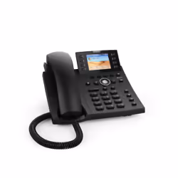 Snom D335, Téléphone IP, Noir, Combiné filaire, TFT, 320 x 240 pixels, Gigabit Ethernet