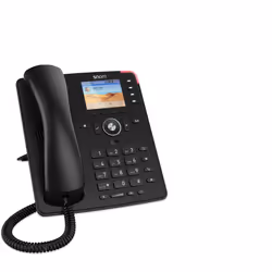 Snom D713, Téléphone IP, Noir, Combiné filaire, TFT, Gigabit Ethernet