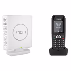 Snom M430 Téléphone DECT Identification de l'appelant Noir, Blanc - Vue supplémentaire 4