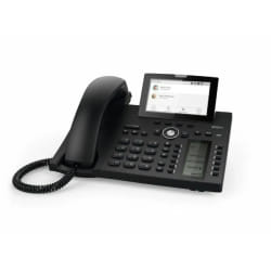 Snom D385N téléphone fixe Noir 12 lignes TFT