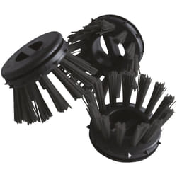 Certeo - Miltex, Brosse ronde pour tapis en caoutchouc à relief,