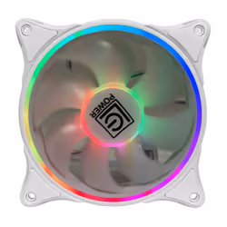 LC-Power LC-CF-120-ARGB-W système de refroidissement d’ordinateur Boitier PC Ventilateur 12 cm Blanc