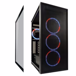 LC-Power Black_Wanderer_X Midi Tower Noir - Vue supplémentaire 4