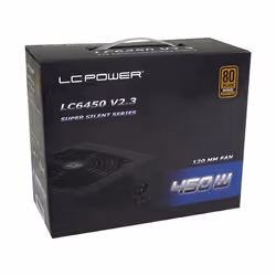 LC-Power LC6450 V2.3 unité d'alimentation d'énergie 450 W 20+4 pin ATX ATX Noir