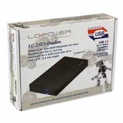 LC-Power LC-25U3-Diadem Noir 2.5"