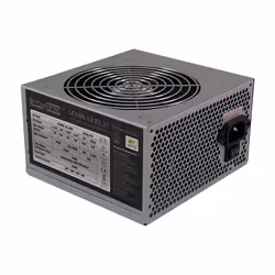LC-Power LC500-12 V2.31, 350 W, 230 V, 400 W, 50 Hz, 3 A, +12V1,+12V2,+3.3V,+5V,+5Vsb,-12V
