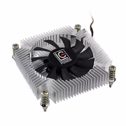 LC-Power LC-CC-65 système de refroidissement d’ordinateur Processeur Refroidisseur 6,5 cm Bleu, Argent, Blanc