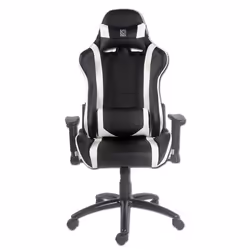 LC-Power LC-GC-2 Siège pour jeu vidéo Siège de jeu sur PC Noir, Blanc