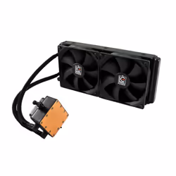 LC-Power LC-CC-240-LICO, Refroidisseur de liquide tout-en-un, 12 cm, 86,5 cfm, Noir