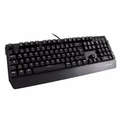 LC-Power LC-KEY-MECH-1, Avec fil, USB, Clavier mécanique, QWERTZ, LED, Noir
