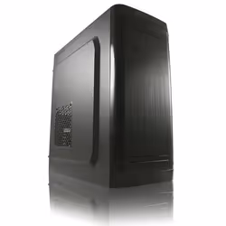 LC-Power 7034B, Midi Tower, PC, Noir, ATX, micro ATX, Mini-ATX, Métal, 14,5 cm