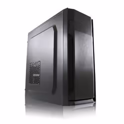 LC-Power 7036B, Midi Tower, PC, Noir, ATX, micro ATX, Mini-ITX, Métal, Plastique, 14,5 cm