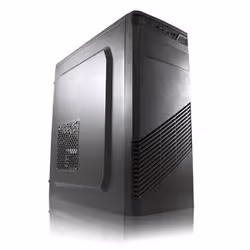 LC-Power 7037B, Midi Tower, PC, Noir, ATX, micro ATX, Mini-ITX, Métal, Plastique, 14,5 cm
