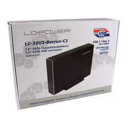 LC-Power LC-35U3-Becrux-C1 Boîtier HDD Noir 3.5" - Vue supplémentaire 3