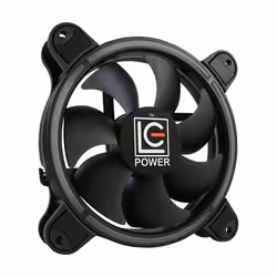 LC-Power LC-CF-RGB-COMBO, Ventilateur, 12 cm, 1200 tr/min, 1500 tr/min, 25 dB, 34 cfm