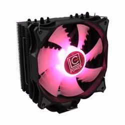LC-Power LC-CC-120-RGB système de refroidissement d’ordinateur Processeur Refroidisseur 12 cm Noir, Blanc
