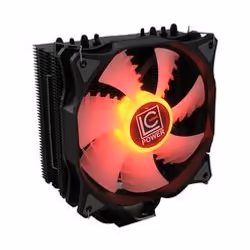 LC-Power LC-CC-120-RGB système de refroidissement d’ordinateur Processeur Refroidisseur 12 cm Noir, Blanc