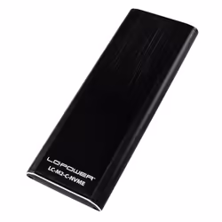 LC-Power LC-M2-C-NVME, Enceinte ssd, M.2, M.2, 10 Gbit/s, Connectivité USB, Noir
