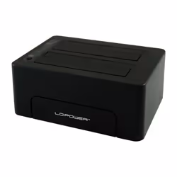 LC-Power LC-DOCK-C, HDD, SSD, Série ATA III, 2.5,3.5", USB 3.2 Gen 2 (3.1 Gen 2) Type-C, 10 Gbit/s, Noir