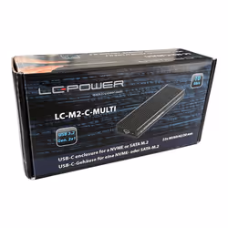 LC-Power LC-M2-C-MULTI Boîtier de disques de stockage Enceinte ssd Noir M.2 - Vue supplémentaire 8