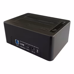 LC-Power LC-DOCK-U3-V Station d'accueil de disques de stockage USB 3.2 Gen 1 (3.1 Gen 1) Type-B Noir - Vue supplémentaire 4