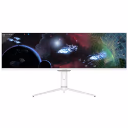 LC-Power LC-M44-DFHD-120, 111,2 cm (43.8"), 3840 x 1080 pixels, Double Full HD, 1 ms, Blanc