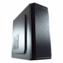 LC-Power 7039B, Midi Tower, PC, Noir, ATX, micro ATX, Mini-ITX, Métal, Plastique, 14,5 cm