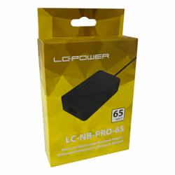 LC-Power LC-NB-PRO-65 adaptateur de puissance & onduleur Intérieure 65 W Noir - Vue supplémentaire 4
