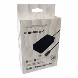 LC-Power LC-NB-PRO-65-C adaptateur de puissance & onduleur Intérieure 65 W Noir