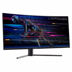 LC-Power LC-M34-UWQHD-165-C écran plat de PC 34" UltraWide Quad HD Noir, Rouge