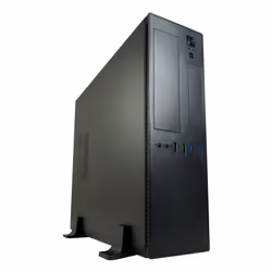 LC-Power LC-1406MB-TFX-ON, Micro Tower, PC, Noir, micro ATX, Mini-ITX, Métal, Plastique, Jouer