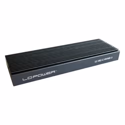 LC-Power LC-M2-C-NVME-3, Enceinte ssd, M.2, PCI Express, SATA, 10 Gbit/s, Connectivité USB, Noir