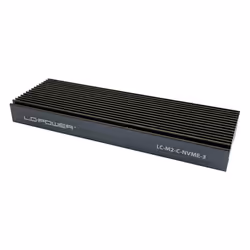 LC-Power LC-M2-C-NVME-3 Boîtier de disques de stockage Enceinte ssd Noir M.2