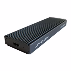 LC-Power LC-M2-C-NVME-3 Boîtier de disques de stockage Enceinte ssd Noir M.2