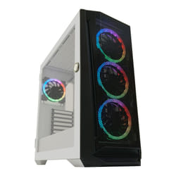 LC-Power Holo-1_X Midi Tower Blanc