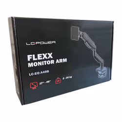 LC-Power LC-EQ-A49B support d'écran plat pour bureau 49" Noir - Vue supplémentaire 8