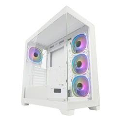 LC-Power LC-715W-ON unité centrale Midi Tower Blanc