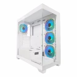 LC-Power LC-715W-ON unité centrale Midi Tower Blanc