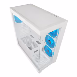 LC-Power LC-715W-ON unité centrale Midi Tower Blanc - Vue supplémentaire 4