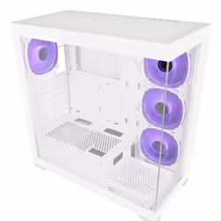 LC-Power LC-715W-ON unité centrale Midi Tower Blanc - Vue supplémentaire 5