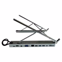 LC-Power LC-HUB-C-MULTI-STAND Support de livres Supports de Laptop Anthracite - Vue supplémentaire 6