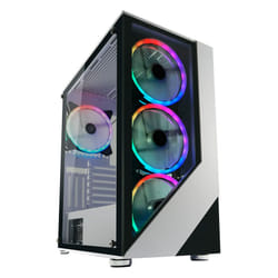 LC-Power Gaming 803W Midi Tower Noir, Blanc