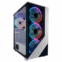 LC-Power Gaming 803W Midi Tower Noir, Blanc