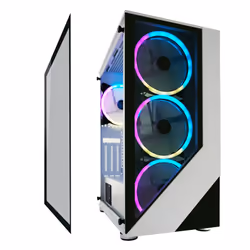 LC-Power Gaming 803W Midi Tower Noir, Blanc - Vue supplémentaire 4
